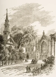 Chiesa di San Marco in-the-Bowery, New York, c.1880